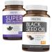 Antioxidants & Black Seed Oil (1-Month Supply) Super Antioxidant Supplement with Acai Berry Goji Berry Pomegranate & Trans Resveratrol (120 Capsules) & Black Seed Oil (Non-GMO & Vegan) 60 Capsules