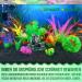 Borlech Aquarium Rock Decorations Set - 9 Pieces Plastic Plants & Green Rock | Enhance Your Fish Tank Decor - Buy Online on GoSupps.com