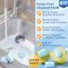Foaming Garbage Disposal Cleaner & Deodorizer Tablets - 24 Pack Powerful Odor Eliminator Lemon Scent Natural Ingredients 1 Year Supply - Buy Online on GoSupps.com