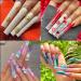 Chnaivy 600pcs XXXL Tapered Square No C Curve Acrylic Nail Tips - Clear 3XL Long Press on Nails - Half Cover Fake Nail Tips for Salon & DIY Nail Art - Buy Online on GoSupps.com