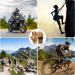 Firschoie Tactical Gloves - Military & Motorcycle Gloves with Hard Ankle Protection & 2-Finger Touchscreen for Jungle Trekking & MTB - Brown M - Buy Online on GoSupps.com