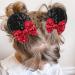 Bartosi Mouse Ears Hair Clips Set - Sequin Minnie Ear Clips for Women & Girls | Disney Costume Theme Party Accessories (2 PCS) - Buy Online on GoSupps.com