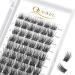QueWel cluster lashes 72 pieces DIY cluster eyelash extension soft individual eyelashes d Curl eyelash cluster Mix8 16 mm length light for personal make-up use at home (qu08-d-mix8-16) 1 piece (1 Pack) Qu08-D-Mix 8-16mm