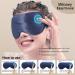 Miloney Heated Eye Mask - Cordless Washable Silk Sleep Mask for Relaxation & Travel | Perfect Gift for Birthdays & Valentine's Day - Buy Online on GoSupps.com