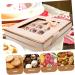 Anneome Box S for Wedding Day Truffles Accessory Clear Valentine' Truffle Chocolate Favor Square - Buy Online on GoSupps.com