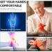 Compression Arthritis Gloves - Fingerless Touch Screen Copper Gloves for Carpal Tunnel Tendonitis & Hand Pain Relief - Unisex Small Support - Buy Online on GoSupps.com
