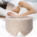 Wool Blend Knitted Sleep Mask Light Blocking Sleeping Eye Mask | Soft & Comfortable | Nap Airplane and Travel Blindfold Beige