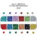 9000-Piece Nail Art Rhinestones Set - Colorful Crystal Gems with Picker & Tweezers | Mixed Sizes for Nail Design - Buy Online on GoSupps.com