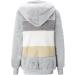 Hanxiulin Oversized Winter Coat for Women | Plush Jacket & Hoodie | Windproof & Warm 5XL Gray Parka - Buy Online on GoSupps.com