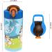 Zak Designs Bluey Kids 16oz 2pc Leak-Proof Water Bottle Set with Spout Cover and Carrying Loop - Durable Plastic Design for Travel - Bluey Bottle 2pk - Pack of 1 - Buy Online on GoSupps.com