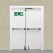 Pubblimania Emergency Exit PVC Sign - Robust Indoor/Outdoor Use (29 x 13 cm) - Stairs & Ladders Right Exit Indicator - Buy Online on GoSupps.com