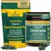 Biogenesis Twin-Action Greens Stack: Organic Chlorella (300 Ct) & SuperGreens Plus (300 Ct) Australian Grown Green Superfoods Vegan Unflavored Tablets for Immunity & Daily Energy
