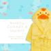Metzuyan Baby 12-18 Months Duck Plush Fleece Dressing Gown Robe - Unisex Animal Themed - Buy Online on GoSupps.com