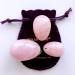 Yoni Eggs Dreierset - Rose Quartz Gem Drilled G M K Sizes | Pelvic Floor Training | Polar Jade - Buy Online on GoSupps.com