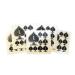 40pc Temporary Tattoo Jack of Spades and Queen of Spades