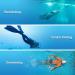 PIYAZI Adult Snorkeling Gear Set | Panoramic View Mask & Dry Top Snorkel | Anti-Fog Tempered Glass | Oceanic Snorkel Mask with Travel Bag & Ear Plug | Ideal for Snorkeling & Scuba Diving - Buy Online on GoSupps.com