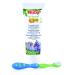 Nuby CG18045 All Natural Combo Pack – Complete Toothpaste and Toothbrush