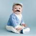 Genuine Fred CHILL BABY Mustache Pacifier - Unique Baby Soother - Buy Online on GoSupps.com