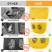 Geegoods Rabbit Hay Feeder Bag Guinea Pig Hay Feeder Storage Hanging Feeding Hay for Small Animals 600D Oxford Cloth Fabric (Yellow) - Buy Online on GoSupps.com