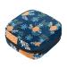 Guantierendiy Sanitary Napkin Storage Bag Portable Period Bag for Women Teen Girls Pineapple Leaves Pattern Menstrual Cup Pouch Nursing Pad Holder (Multicolor) Color 7