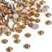 Beadsland 288 Pieces Flat Back Rhinestones | Lighter Citrin Nail Crystals SS30 (6.4-6.6mm) for Nail Art - Buy Online on GoSupps.com