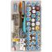 ArtBin 7003AB Sewing Supply Storage System with Thread Spool Tray - Clear Plastic Case - Buy Online on GoSupps.com