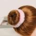 Furling Pompoms 2-Piece Set - Rabbit & Synthetic Fur Hair Gums | Light Blue Ponytail Accessories - Buy Online on GoSupps.com