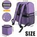 Txinrbaod Dog Bag - Weekend Pet Travel Supplies Set for Dogs & Cats with 2 Feeding Baskets - Purple Violet - Buy Online on GoSupps.com
