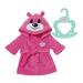Zapf Creation 830581 BABY Born Little bathrobe - pink bathrobe for 36 cm dolls Design and color changes reserved