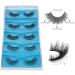 Dysilk 6D False Eyelashes - 5 Pairs of Soft Fluffy Natural Look Long Eyelashes Reusable & Comfortable - 15.2mm Artificial Lashes - Buy Online on GoSupps.com