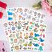Qpout Kids Temporary Tattoos - 18 Sheets Fake Tattoos for Boys & Girls - Unicorn, Princess, Mermaid, Dinosaur, Dolphin, Astronaut Tattoo Sticker - Children Birthday Party Favors - Buy Online on GoSupps.com