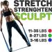 Premium 6ft Exercise Bands Set with Door Anchor for Fitness, Physical Therapy, Pilates & Stretching - Buy Online on GoSupps.com