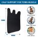 LCK UK Adjustable Calf Support Sleeve for Muscle Pain Relief - Compression Shin Brace for Running Sports Recovery - Reduces Swelling - Men and Women (Black) - Buy Online on GoSupps.com