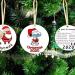 2020 Year of Quarantine Christmas Tree Ornament - Double-Sided Printed Acrylic Decoration for Family & Friends - Buy Online on GoSupps.com