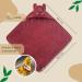 Liomio Hooded Baby Towel 100x100cm - Bordeaux - 100% Cotton Soft & Cozy | Oeko-Tex Certified | Perfect Baby Shower Gift | Made in EU - Buy Online on GoSupps.com