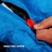 Adult Cold Weather Sleeping Bag - Lightweight & Compact for Camping, Hiking & Backpacking - Ocean Blue with Stripes - 29.5in x 86.6in - Buy Online on GoSupps.com