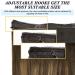 GOO GOO Balayage Chocolate Brown to Caramel Blonde Human Hair Extensions - 16 Inch Invisible Wire Hairpiece - Buy Online on GoSupps.com