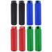 Zelerdo 4 Pairs Aluminum Alloy Bike Pegs for Mountain Bike Cycling Rear Stunt Pegs Fit 3/8 inch Axles Black Blue Red Green