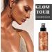 Buy Bronze Body Glitter Spray - Moisturizing Shimmer for Face Hair & Body | Quick-Drying Illuminator & Highlighter (#04) - International Shipping Available - Buy Online on GoSupps.com