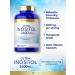 Carlyle Inositol Capsules 2600mg | 200 Count | Non-GMO & Gluten Free | Myo-Inositol Supplement - Buy Online on GoSupps.com