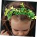 LIFKOME 1 Set Irish Festival Decoration Green Headband Green Shamrock Headband for Girl Green Shamrock Wristbands Cute Headband Green Shamrock Hair Accessories Festival Headband - Buy Online on GoSupps.com