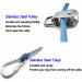 ZENGSUSU Dog Tie Out Cable 50ft for Two Dogs Dog Runner Cable with Two 4ft Bungee Bindings Dog Lead Line Holds up to 300 lbs for Yard and Park 50ft for two dogs-10mm - Buy Online on GoSupps.com