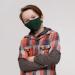Shop Weddingstar Children's Washable Fabric Masks - Reusable Adjustable Dark Green with Filter Bag - Buy Online on GoSupps.com