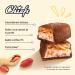 CHIEFS Barre Prot in e Soft - 16g Haute Prot ine Sans Sucre Ajout Sans Huile de Palme Soft Bar Peanut Caramel - 15 x 55g - Buy Online on GoSupps.com