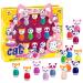 Cat Shaped Water-Based Nail Polish Set beauty4britain 14 Colours Quick Dry Peel Off Cat Nail Stickers Included Display Gift Box