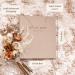 Peachly Baby Memory Book | Minimalist First Year Keepsake for Baby Girl | 60 Pages Beige Linen Scrapbook - Fleur - Buy Online on GoSupps.com