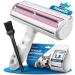 Fusselztz Home Premium lint roll pink animal hair - remove self -cleaning animal hair remover to the cat hair & dog hair reusable cat hair remover on sofa carpet & bed pink