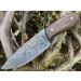 Perkin Damascus Knife Hunting Fair Damascus Steel Hunting Knife with Sheath