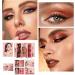 Eyeshadow Palette 5 Layers Book Style Blush Makeup Kit | Full Face Makeup Palette For Girls Beginners Enthusiastic Daily Routine Wedding - Buy Online on GoSupps.com