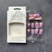 Square Purple Gradient Butterfly Design Fake Nails - Medium Press-on Nails with Nail Glue for Women - Buy Online on GoSupps.com